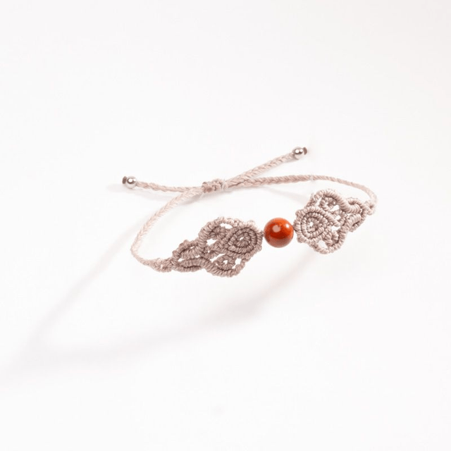 Bracelet jaspe rouge