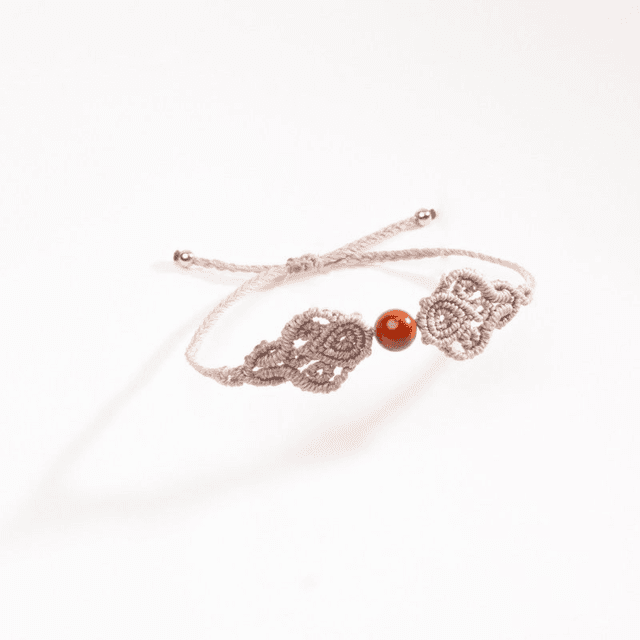 Bracelet jaspe rouge